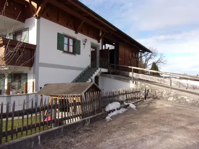 Ein Balkon oder eine Terrasse in der Unterkunft Ferienwohnung Geiger