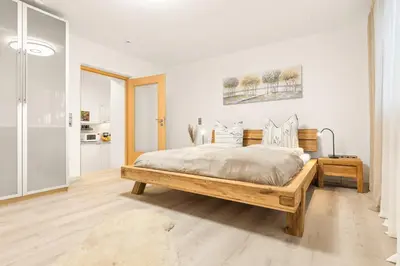 Ein Bett oder Betten in einem Zimmer der Unterkunft Auristela
