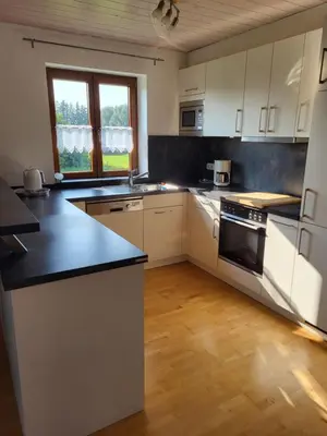Küche/Küchenzeile in der Unterkunft Ferienwohnung Czanderl