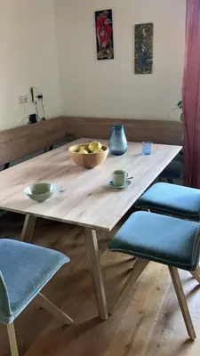 Grundriss der Unterkunft Ferienwohnung mit Bergblick