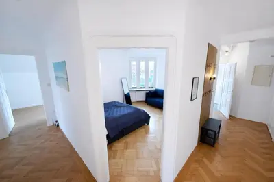 Ein Bett oder Betten in einem Zimmer der Unterkunft Urbanes Loft im Herzen der historischen Altstadt