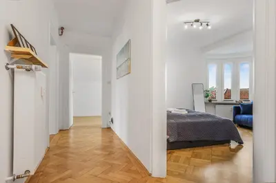 Ein Bett oder Betten in einem Zimmer der Unterkunft Urbanes Loft im Herzen der historischen Altstadt