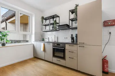 Küche/Küchenzeile in der Unterkunft Urbanes Loft im Herzen der historischen Altstadt