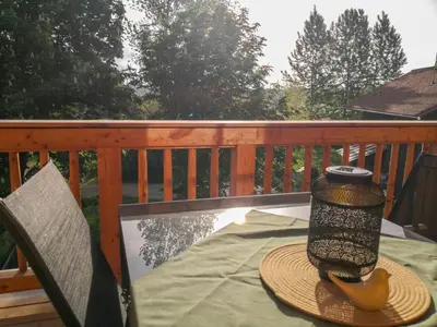 Ein Balkon oder eine Terrasse in der Unterkunft Naturlandhof Mitterer