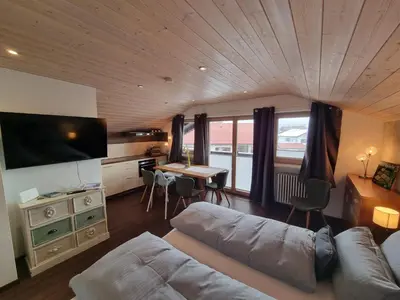 TV/Unterhaltungsangebot in der Unterkunft Zugspitze 6 mit SAUNA in Farchant bei GarmischPartenkirchen