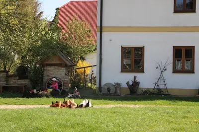 Ein Garten an der Unterkunft Döllelhof Erding
