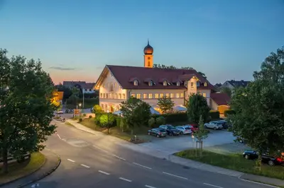 Das Gebäude in dem sich das Hotel befindet