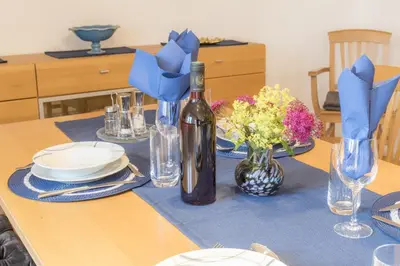Getränke in der Unterkunft Ferienwohnung Stumbaum