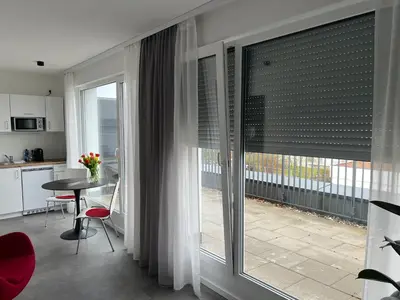 Küche/Küchenzeile in der Unterkunft Comfort City Living