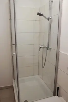 Ein Badezimmer in der Unterkunft City Quartier 8 Traumlage Augsburg Zentrum