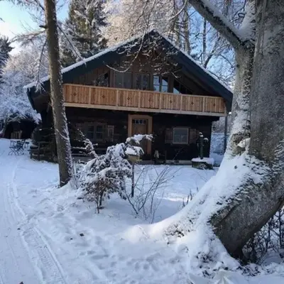 Hütte im Moor