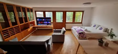 Grundriss der Unterkunft large studio with garden