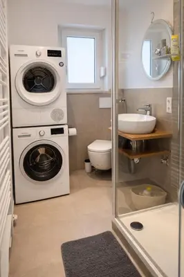 Ein Badezimmer in der Unterkunft Luxus Apartment - Charmante 2 ZKB Ferienwohnung