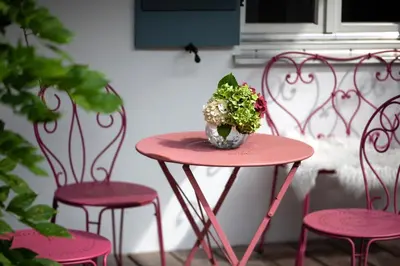 Grundriss der Unterkunft ChiemSeeNest - romantische Ferienwohnung am Chiemsee mit Sommer Seezugang