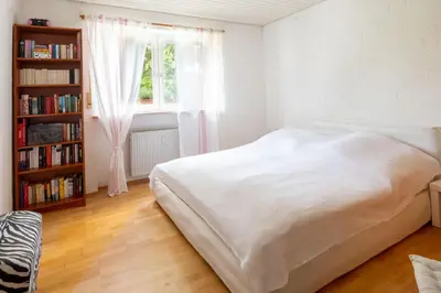 Ein Bett oder Betten in einem Zimmer der Unterkunft Ferienwohnung Saskia