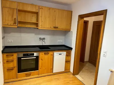 Küche/Küchenzeile in der Unterkunft Ferienwohnung Fichtentraum
