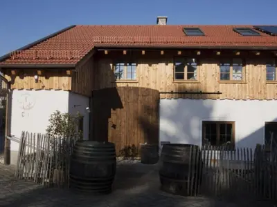 Das Gebäude in dem sich die Ferienwohnung befindet