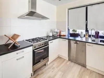 Küche/Küchenzeile in der Unterkunft Apartment in Holzhausen mit Terrasse by Interhome