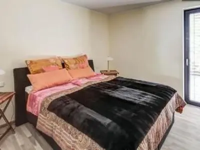 Ein Bett oder Betten in einem Zimmer der Unterkunft Apartment in Holzhausen mit Terrasse by Interhome