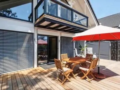 Das Gebäude in dem sich die Ferienwohnung befindet