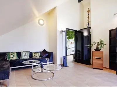 Ein Sitzbereich in der Unterkunft Apartment Immas Welt by Interhome