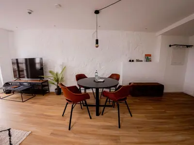 Ein Sitzbereich in der Unterkunft Apartment Mühldorf Innblick by Interhome