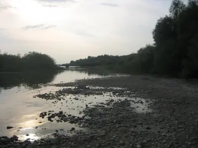 Naturlandschaft in der Nähe des Ferienhauses