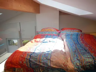 Ein Bett oder Betten in einem Zimmer der Unterkunft Apartment Gemütliches Appartement in Rettenbach Am Auerberg by Interhome