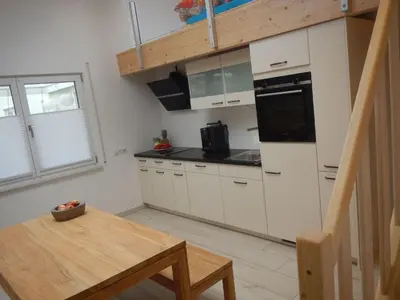 Küche/Küchenzeile in der Unterkunft Apartment Gemütliches Appartement in Rettenbach Am Auerberg by Interhome