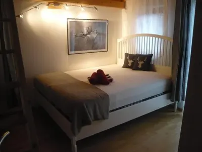 Ein Bett oder Betten in einem Zimmer der Unterkunft Holiday Home Meister's Ferienhaus by Interhome