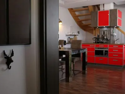 Küche/Küchenzeile in der Unterkunft Apartment Maisonette Deluxe by FeWo-Amperland by Interhome