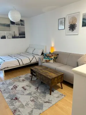 Ein Sitzbereich in der Unterkunft Beautiful Cozy Flat in Munich