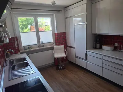 Küche/Küchenzeile in der Unterkunft Ferienhaus Arielle