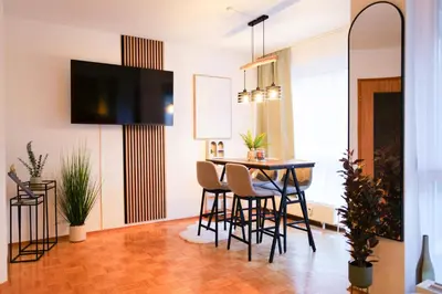 Grundriss der Unterkunft Modern Apartment near Therme Erding Wifi