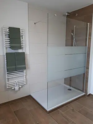 Ein Badezimmer in der Unterkunft Ferienwohnung am Naglerhof