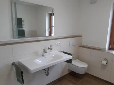 Ein Badezimmer in der Unterkunft Ferienwohnung am Naglerhof