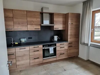 Küche/Küchenzeile in der Unterkunft Ferienwohnung am Naglerhof
