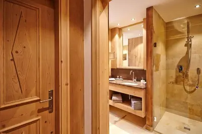 Ein Badezimmer in der Unterkunft Suite Buche - Chalet Bergerhöh