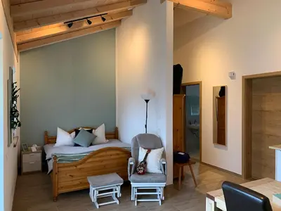 Ein Bett oder Betten in einem Zimmer der Unterkunft Entspannte Auszeit