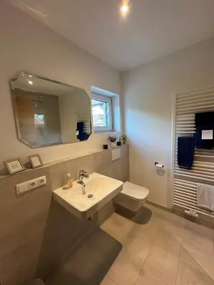 Ein Badezimmer in der Unterkunft Entspannte Auszeit