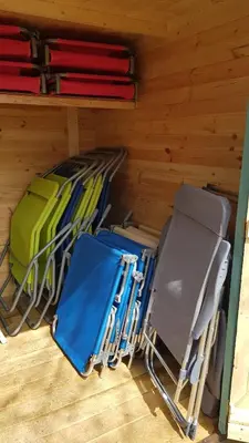 Grundriss der Unterkunft Seegrundstück mit Hütte & Ruderboot