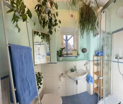 Ein Badezimmer in der Unterkunft Wohnatelier Stehle mit Whirlpool