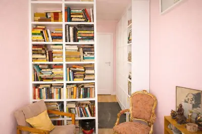 Die Bibliothek in der Ferienwohnung