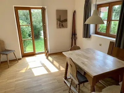 Ein Sitzbereich in der Unterkunft Holiday apartment with 2 bedrooms
