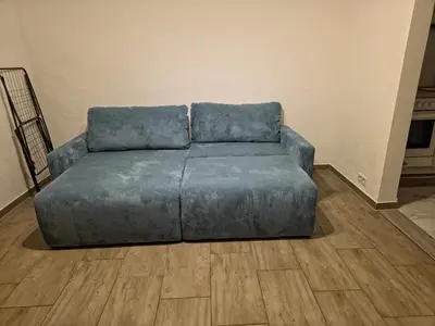 Ein Sitzbereich in der Unterkunft Am E-Werk