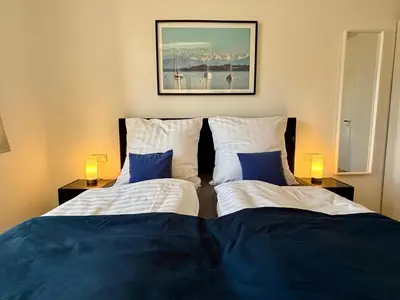 Ein Bett oder Betten in einem Zimmer der Unterkunft Weidenhof Waldherr