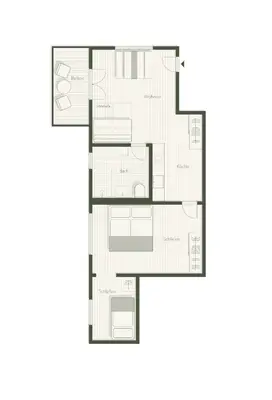 Grundriss der Unterkunft Alpen Lodge Samerberg