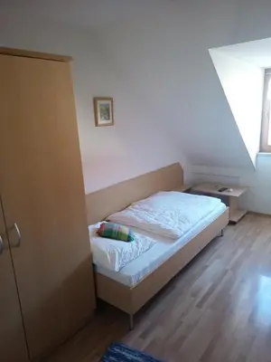 Ein Bett oder Betten in einem Zimmer der Unterkunft Apartment Nord-Amerika DG