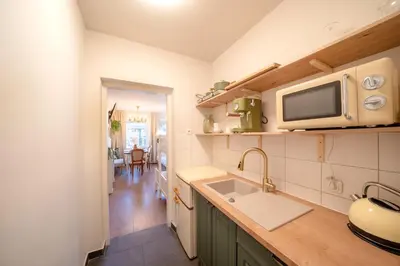 Küche/Küchenzeile in der Unterkunft Retro City Apartment mitten in der Altstadt