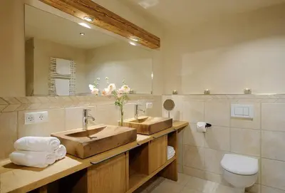 Ein Badezimmer in der Unterkunft Hanznhof Urlaub auf dem Bauernhof
